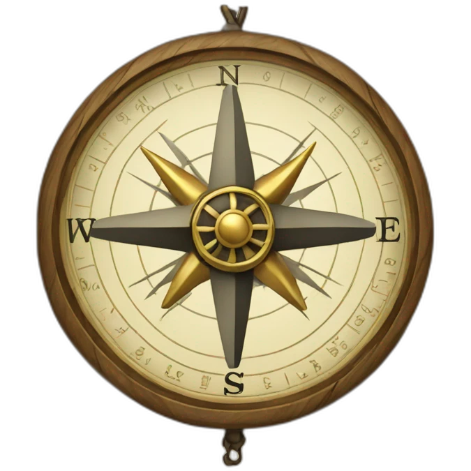 pirate compass emoji
