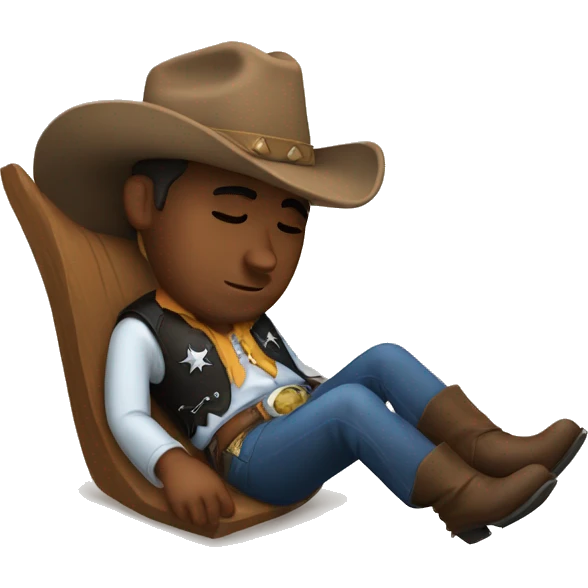 sleeping cowboy emoji