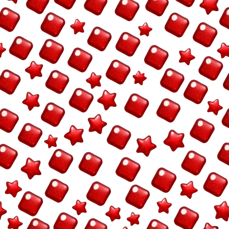 red glitter chat emoji