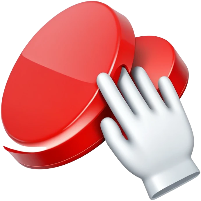 Red delete emoji