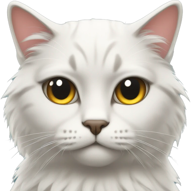 Furry cat giving side eye emoji