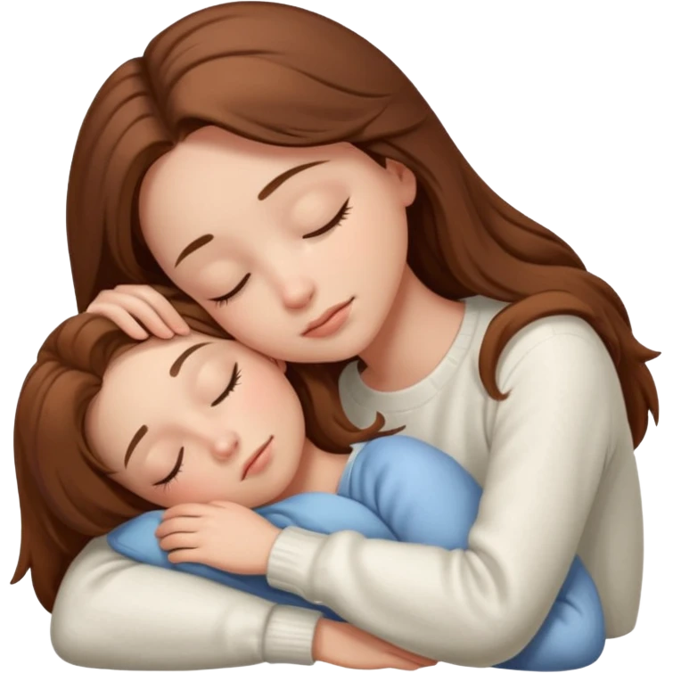 Cozy girl sleeping 😴 emoji