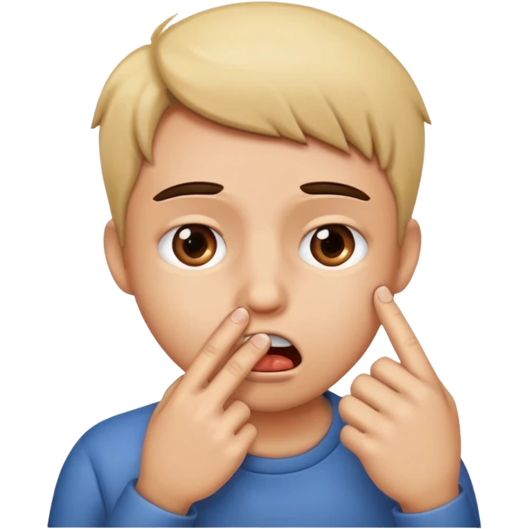 emoji mordiendo su dedo  emoji