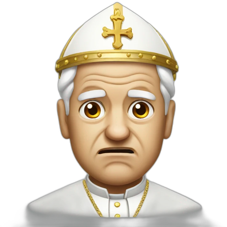 angry pope emoji
