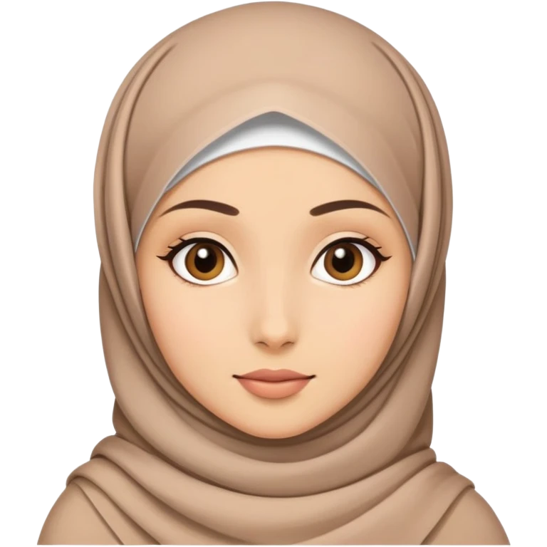 A beautiful girl wearing hijab emoji