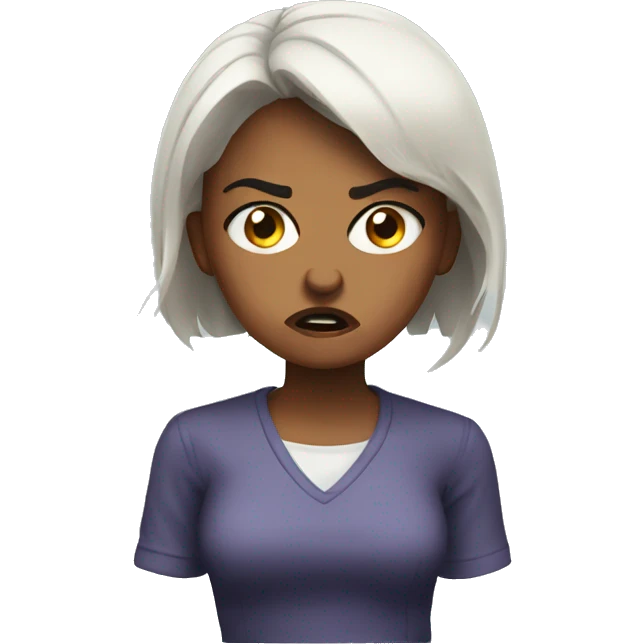 Angry big sister emoji