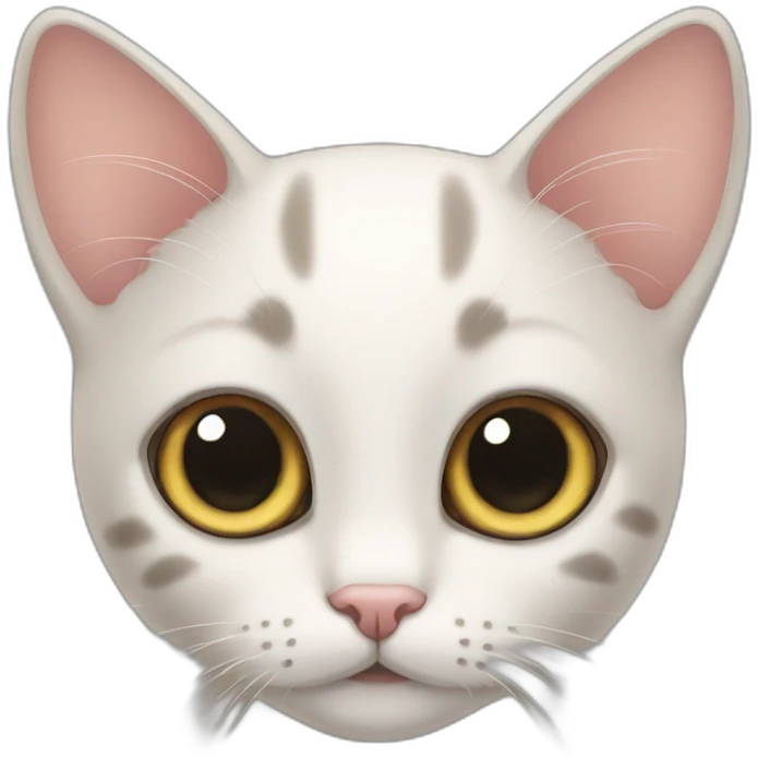 kitty with large big eyes emoji