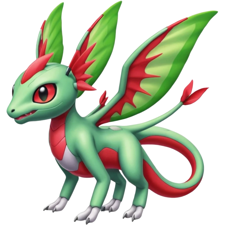 Meloetta-Flygon-Vibrava-Genesect-Gatomon-Pteromon-hybrid emoji
