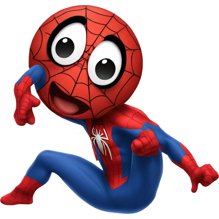 A twerking spiderman emoji