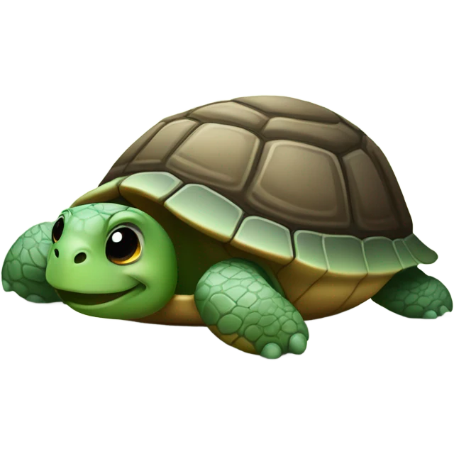 turtle going to sleep  emoji