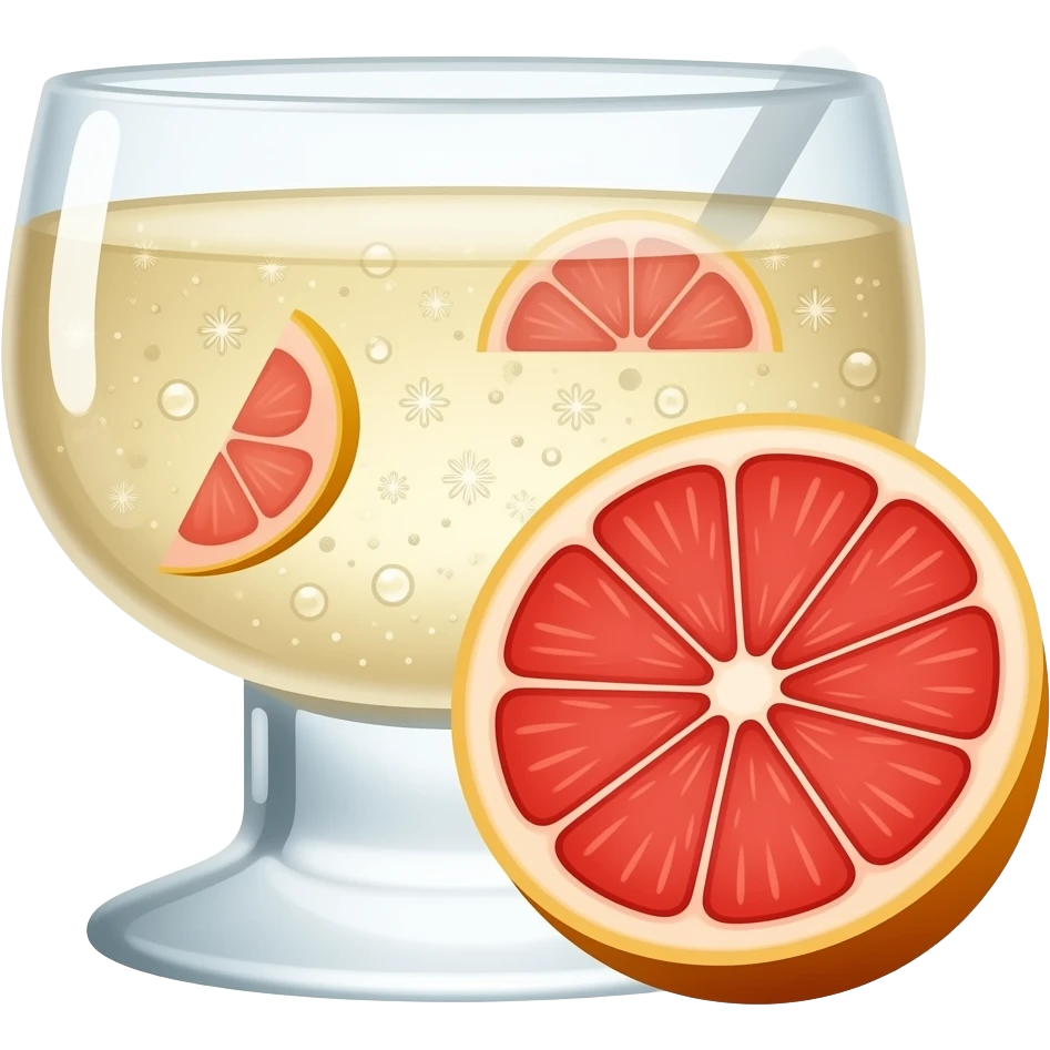 vinito con pomelo emoji