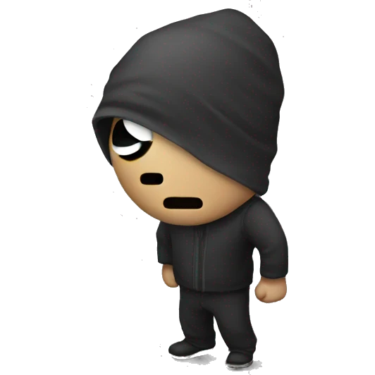 A robber emoji
