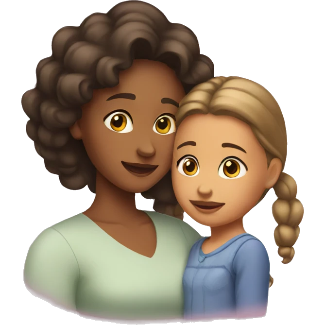 mother and daughter emoji