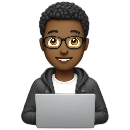 guy with a laptop emoji
