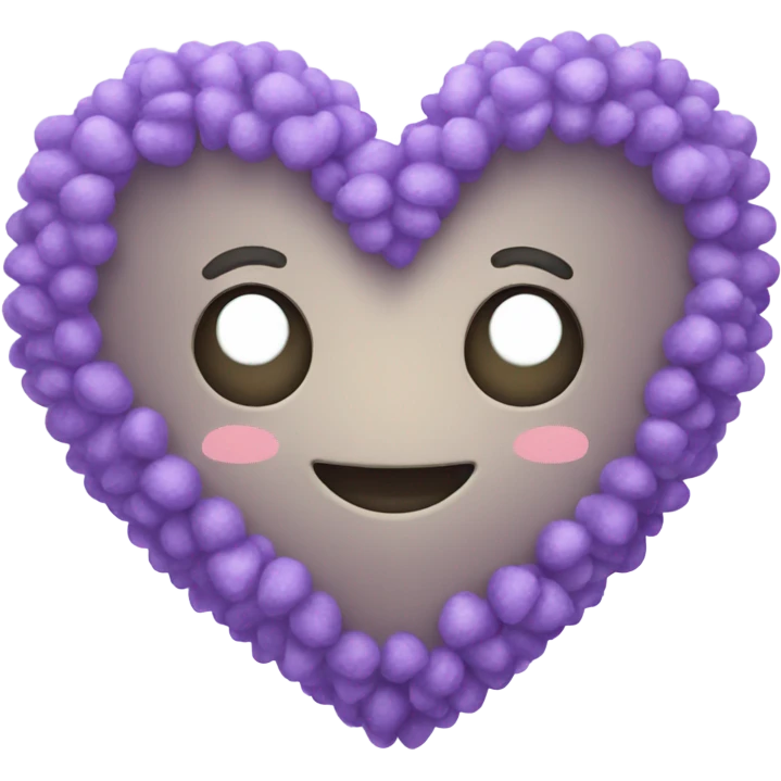 lavender heart  emoji