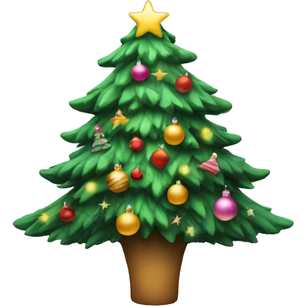 aesthetic christmas tree emoji