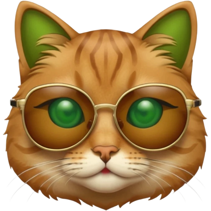 Cat wearing sunglasses emoji
