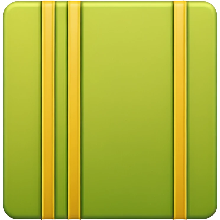 Green wall with yellow lines emoji