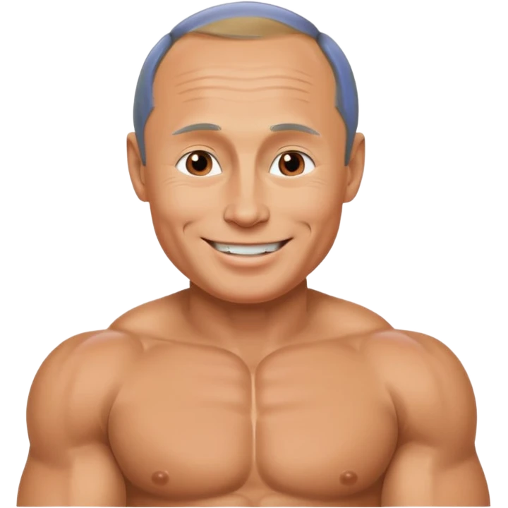 Muscular Putin emoji
