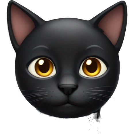 Black cat emoji