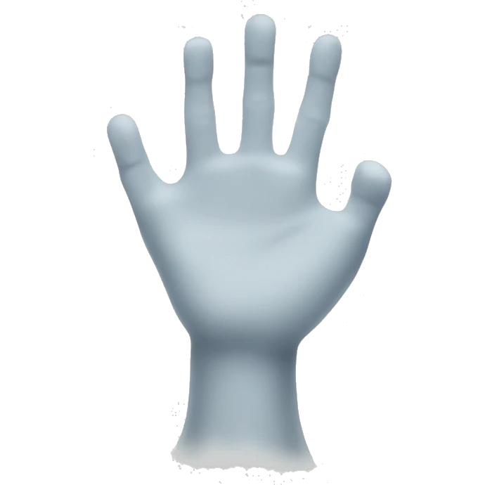 ghost hand emoji