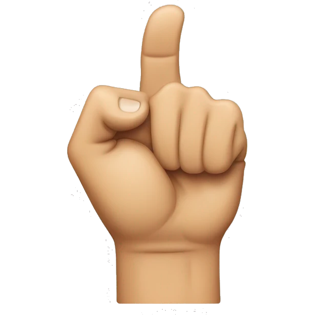 Thumbs down emoji