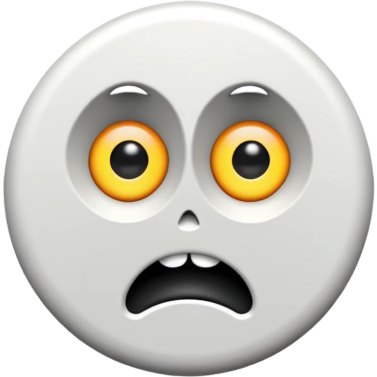 buffering symbol with a shocked face with spiral eyes emoji