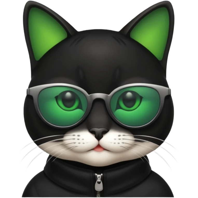 Cat wearing sunglasses emoji