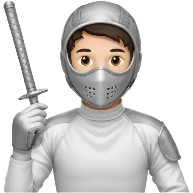fencing man emoji