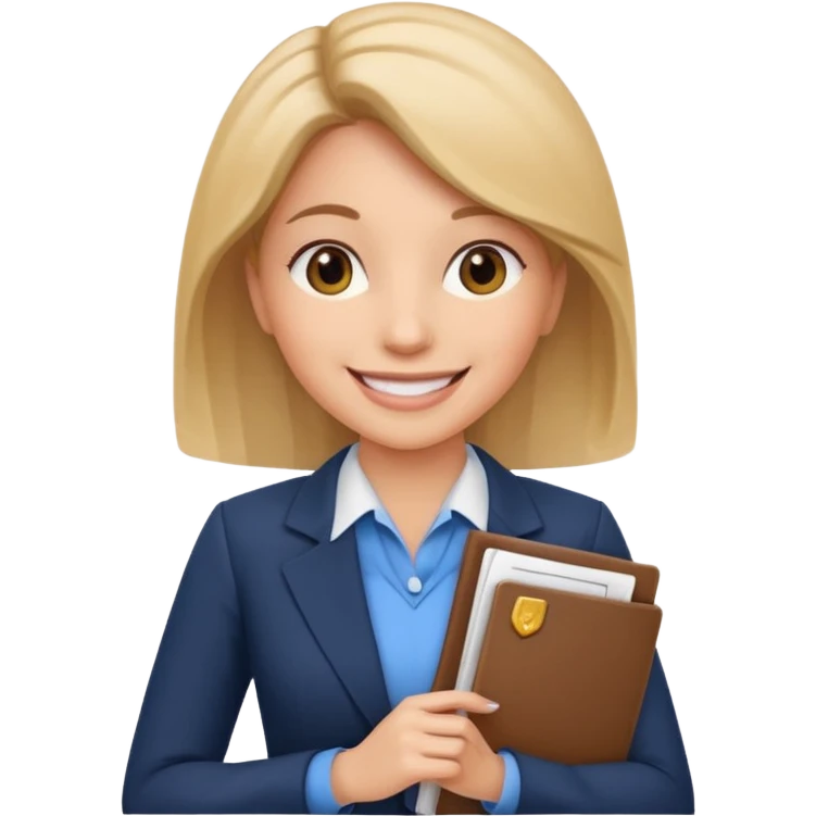 woman Financial Services & Insurance with some documents emoji