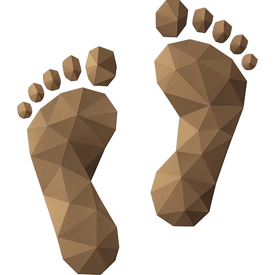 footprints emoji