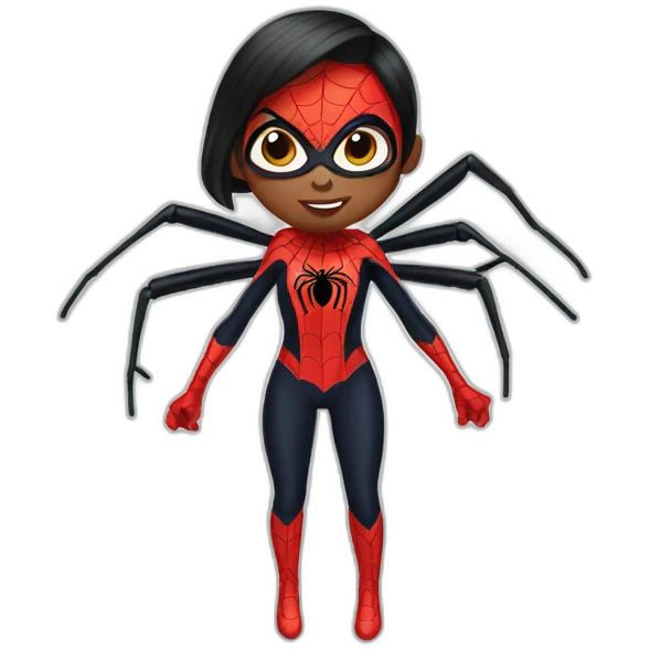Spider-girl emoji