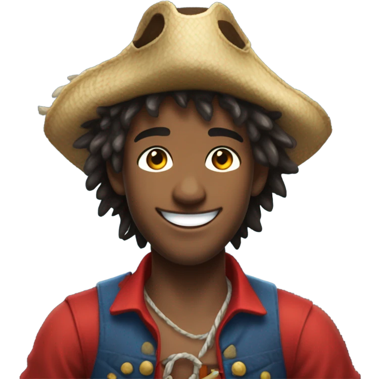 Monkey d luffy emoji