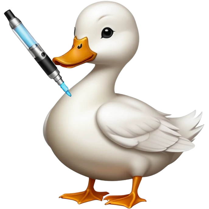 duck vaping emoji