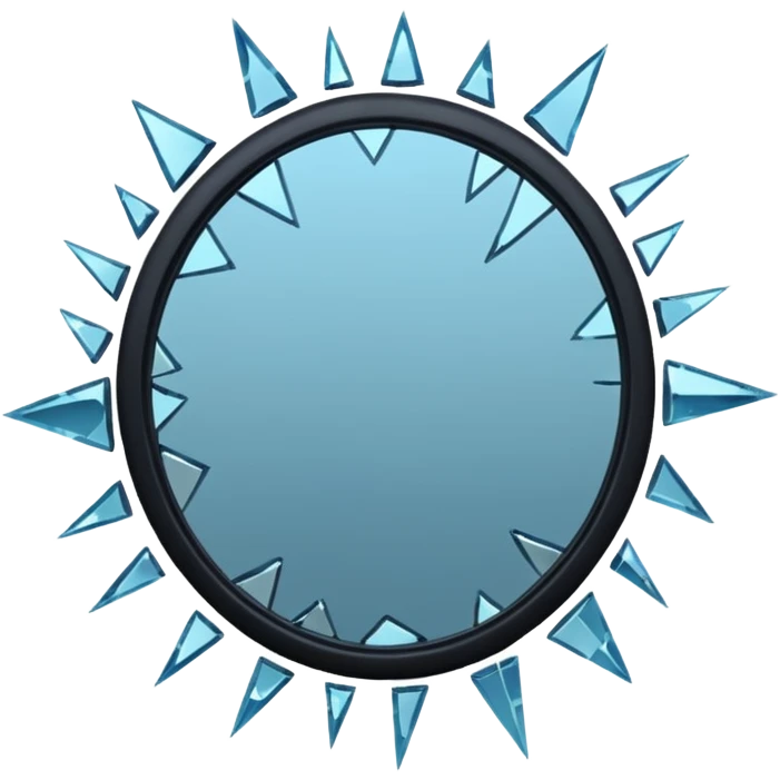 broken mirror  emoji