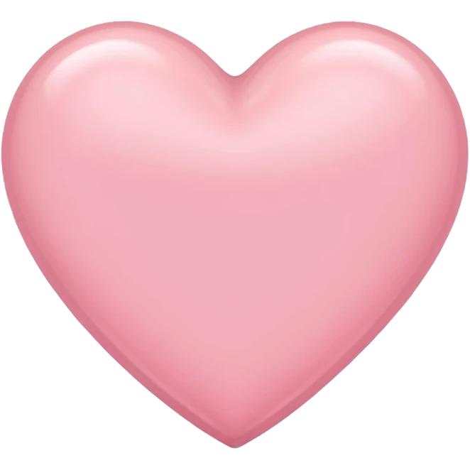 Imagine light pink heart emoji