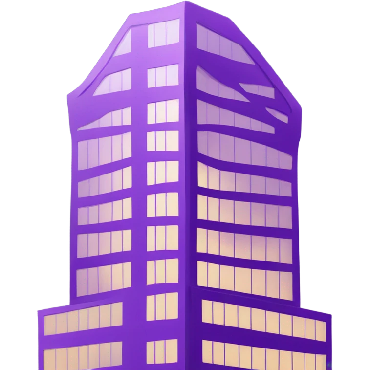 Purple building  emoji