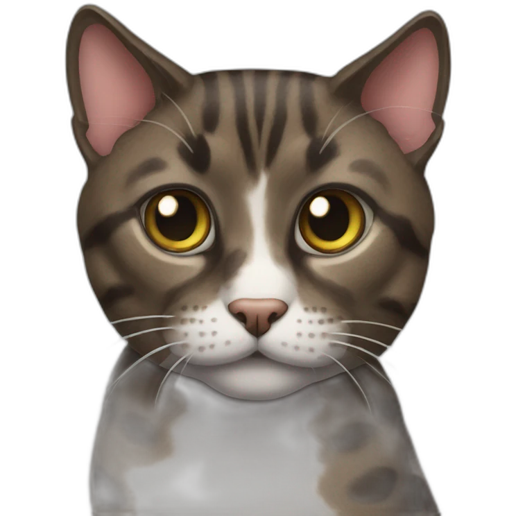 brindle cat emoji