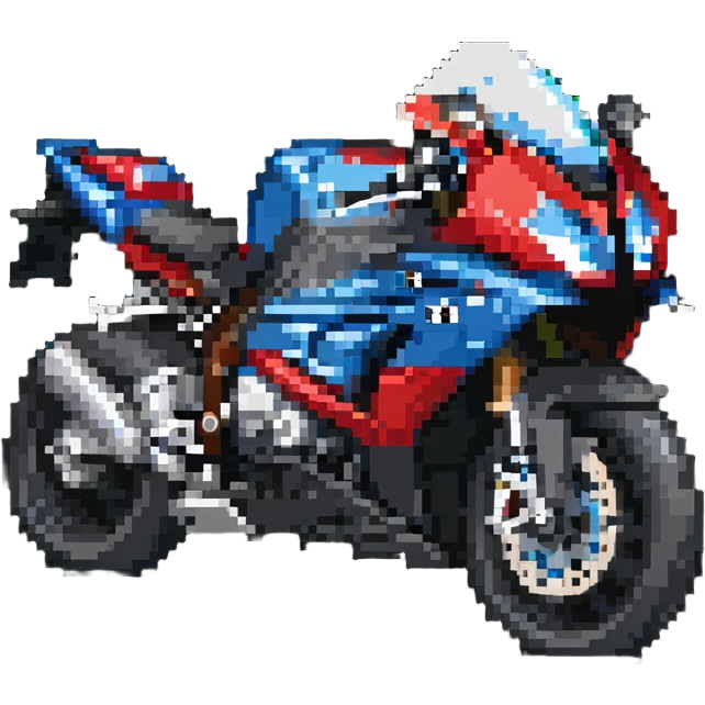 BMW S1000 racing motorcycle emoji