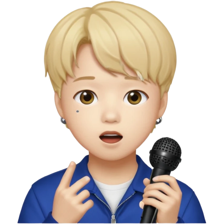 Jimin BTS cantando emoji