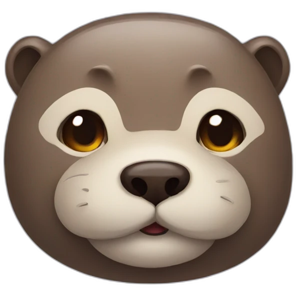 tired otter emoji