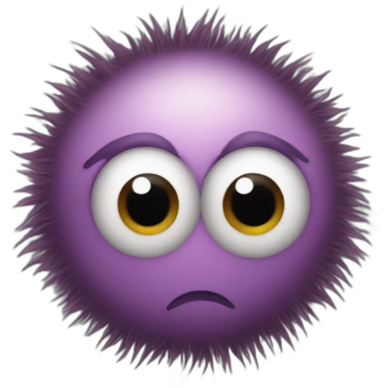 hairy eyeball emoji