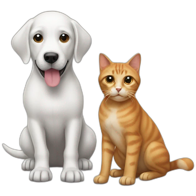 dog and cat emoji