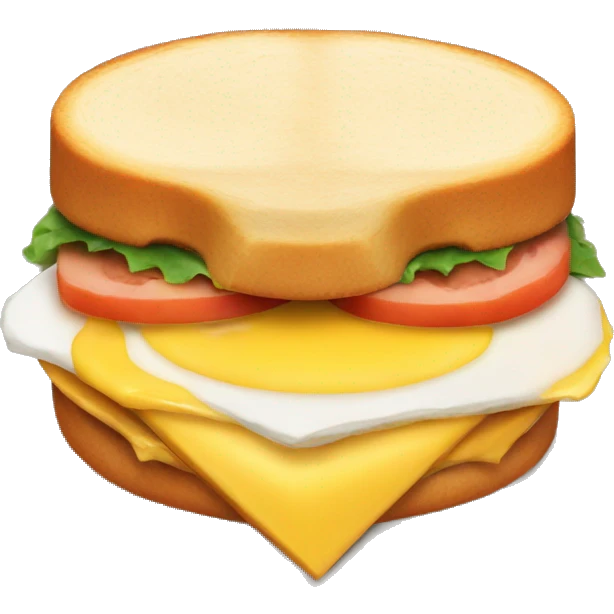 One Breakfast sandwich emoji