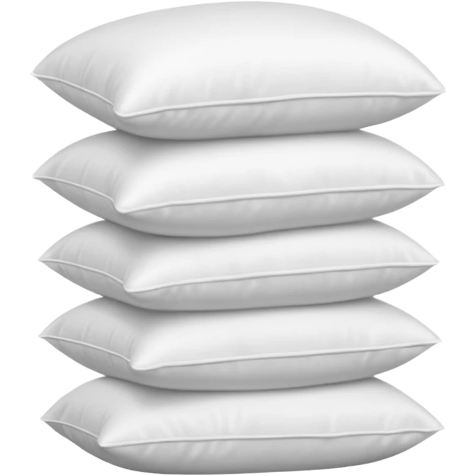 white pillow stack emoji
