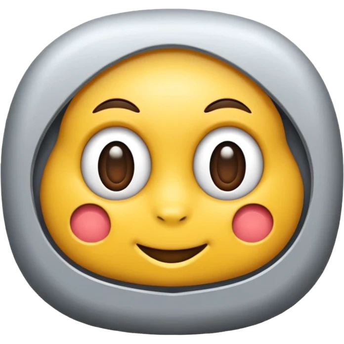 Белый Бумбокс с неоновыми колонками emoji