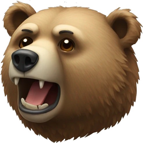dead bear emoji