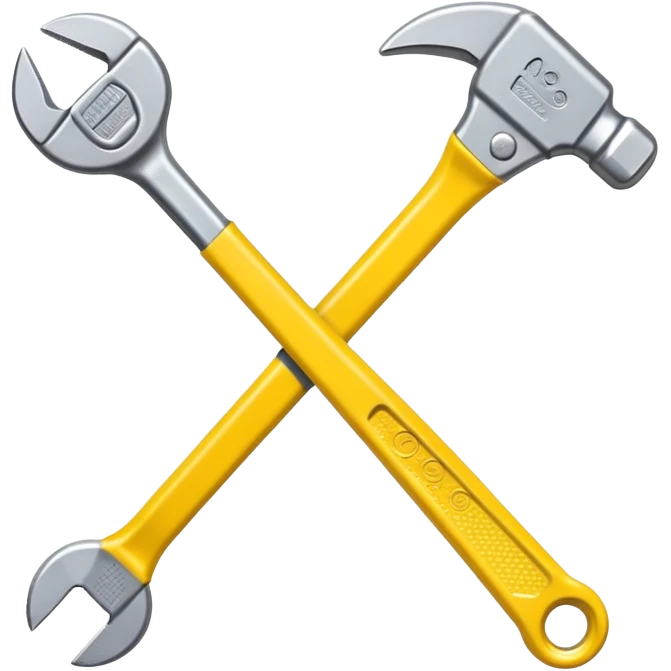 small yellow wrench emoji