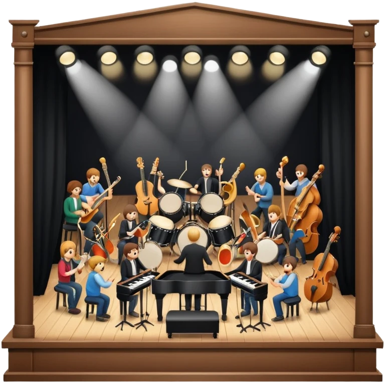 stage at the music festival primavera emoji