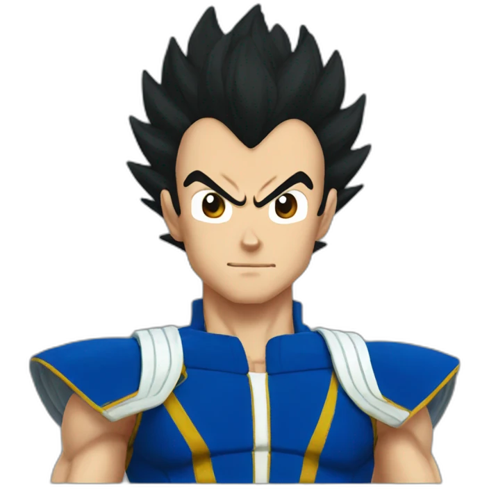 vegeta hair curly emoji